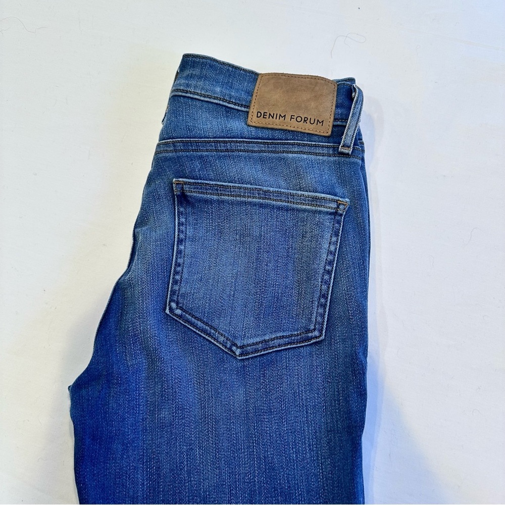 Denim Forum Girls Mid Rise Skinny Crop Jeans - Size 26 - Picture 3 of 6